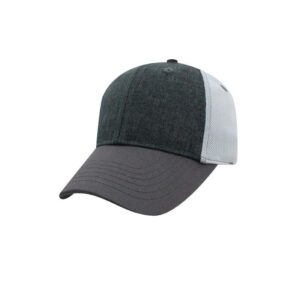 Youth Woven Washed Mesh Snap Back Cap