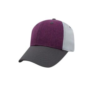 Youth Woven Washed Mesh Snap Back Cap