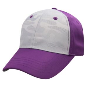 Ladies Woven Camo Snap Back Cap