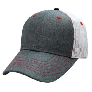 Youth Woven Washed Mesh Snap Cap