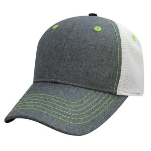 Youth Woven Washed Mesh Snap Cap