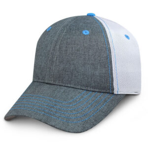 Youth Woven Washed Mesh Snap Cap