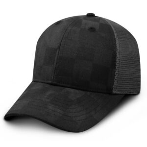 Two-Tone Checkers Racing Mesh Snap Cap